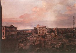 Dresden, die Ruinen der Pirnaische Vorstadt Dresden, die Ruinen der Pirnaische Vorstadt