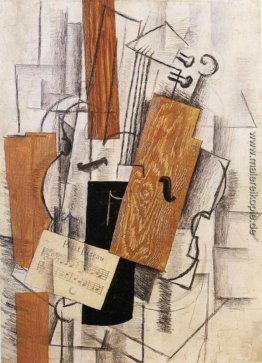 Violine und Noten auf einem Tisch (Petit Oiseau) Violine und Noten auf einem Tisch (Petit Oiseau)