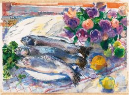 Fisch, Blumen und Früchte Fisch, Blumen und Früchte