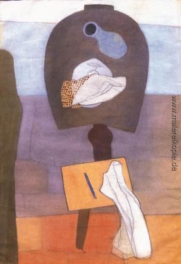 Still-Leben auf einer Tabelle der Hufeisenform Still-Leben auf einer Tabelle der Hufeisenform