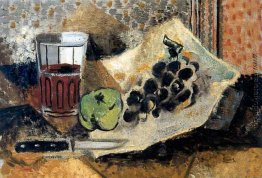 Stillleben mit Glas und Trauben Stillleben mit Glas und Trauben