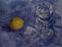 Glas und Zitrone Glas und Zitrone