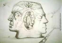Porträt von André Breton Porträt von André Breton