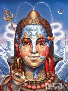 Woman and Mountains Shiva Woman and Mountains Shiva