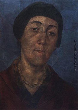 Portrait MFPetrova-Vodkina, der Frau des Künstlers Portrait MFPetrova-Vodkina, der Frau des Künstlers