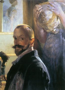 Selbstporträt mit Totenkopf Selbstporträt mit Totenkopf