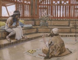 Joseph unterhält sich mit Judas, sein Bruder Joseph unterhält sich mit Judas, sein Bruder