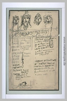 Projet de frontispice gießen Macbeth Projet de frontispice gießen Macbeth