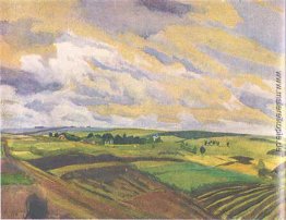 Landschaft. Dorf Neskuchnoye Landschaft. Dorf Neskuchnoye