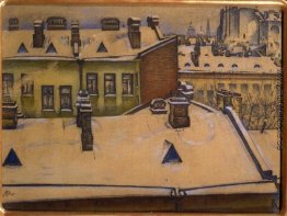 Dachlandschaft im Schnee Dachlandschaft im Schnee