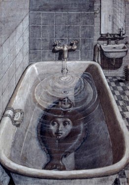 Was ist ein Monster? Frau Sole in Badewanne Was ist ein Monster? Frau Sole in Badewanne