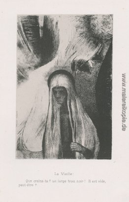 Die alte Frau: Was sind Sie Angst? Eine große schwarze Loch! Vie Die alte Frau: Was sind Sie Angst? Eine große schwarze Loch! Vie