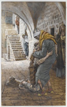 Die Rückkehr des verlorenen Sohnes, Illustration für 'das Leben Die Rückkehr des verlorenen Sohnes, Illustration für 'das Leben