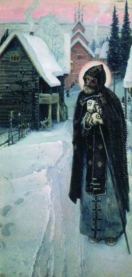 Heiligen Sergius 'Arbeiten (rechte Teil des Triptychons) Heiligen Sergius 'Arbeiten (rechte Teil des Triptychons)