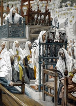 Jesus entrollt das Buch in der Synagoge Jesus entrollt das Buch in der Synagoge