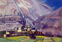 Dorf Kardang. Lahaul. Dorf Kardang. Lahaul.