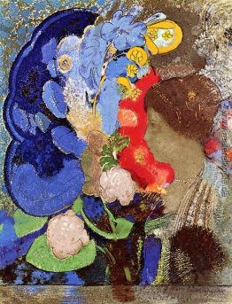 Frau mit Blumen Frau mit Blumen