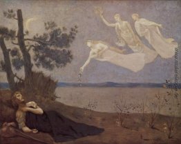 Der Traum: "Im Schlaf sah er Liebe, Ruhm und Reichtum erscheinen Der Traum: "Im Schlaf sah er Liebe, Ruhm und Reichtum erscheinen
