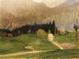 Landschaft mit Tannen Landschaft mit Tannen