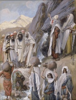 Moses schlägt den Felsen Moses schlägt den Felsen