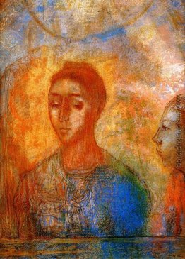 Porträt von Madame Redon mit Ari Porträt von Madame Redon mit Ari