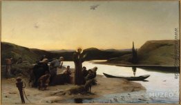Franz von Assisi predigt zum Fish Franz von Assisi predigt zum Fish
