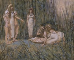 Die Tochter des Pharao Empfängt die Mutter des Moses Die Tochter des Pharao Empfängt die Mutter des Moses