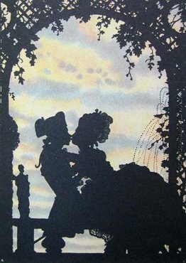 Buch der Marquise. Illustration Buch der Marquise. Illustration