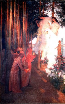 Die Entstehung des Clemence Isaure mit Troubadours Die Entstehung des Clemence Isaure mit Troubadours