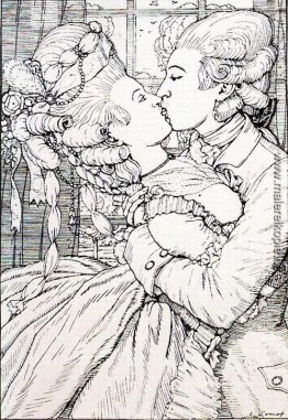 Der Kuss. Illustration für das Buch der Marquise Der Kuss. Illustration für das Buch der Marquise