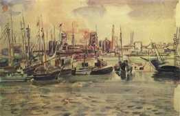 Mariupol Hafen und Pflanzen Mariupol Hafen und Pflanzen
