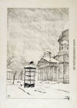 Isaaks Kathedrale unter dem Schnee Isaaks Kathedrale unter dem Schnee