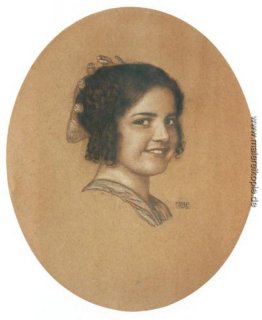 Bildnis der Tochter Mary stecken Bildnis der Tochter Mary stecken