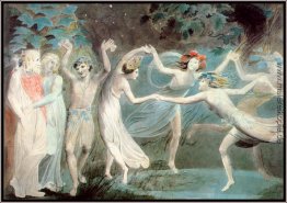 Oberon, Titania und Kobold mit dem Fee-Tanzen Oberon, Titania und Kobold mit dem Fee-Tanzen