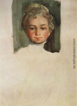 Porträt von E. Vladimirskaya Porträt von E. Vladimirskaya