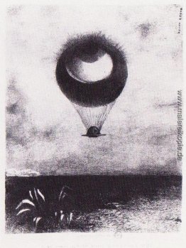 Das Auge wie ein seltsamer Ballon gegen unendlich geht Das Auge wie ein seltsamer Ballon gegen unendlich geht