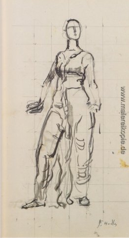 Stehende Gewandfigur Stehende Gewandfigur