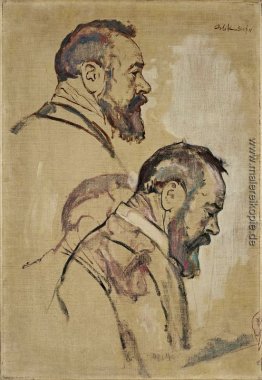 Studium der Selbstportrait Studium der Selbstportrait