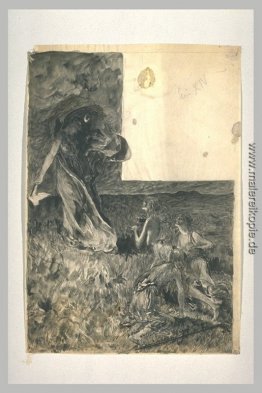 Projet d'illustration gießen Macbeth - Hécate et les trois sorci Projet d'illustration gießen Macbeth - Hécate et les trois sorci
