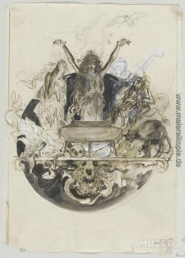 Projet d'illustration gießen Macbeth - les sorcières dansant aut Projet d'illustration gießen Macbeth - les sorcières dansant aut