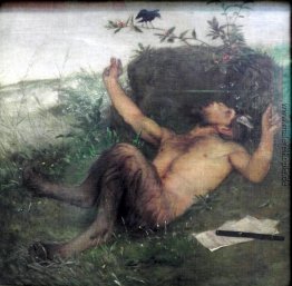 Pan Pfeifen bei einer Amsel Pan Pfeifen bei einer Amsel