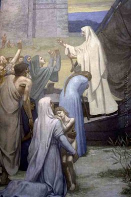 St. Genevieve Bringing Lieferungen in der Stadt von Paris nach d St. Genevieve Bringing Lieferungen in der Stadt von Paris nach d