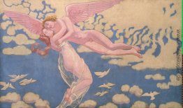 Panel 7. Tragen Cupid Psyche in den Himmel Panel 7. Tragen Cupid Psyche in den Himmel