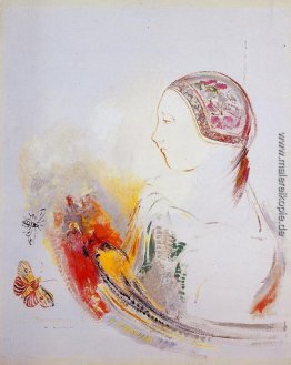 Profil eines Kindes (Profil von einem Mädchen mit Paradiesvogel) Profil eines Kindes (Profil von einem Mädchen mit Paradiesvogel)
