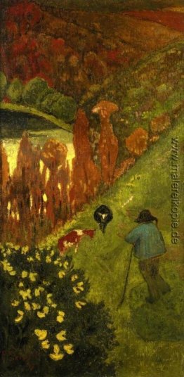 Shepherd im Tal von Chateauneuf Shepherd im Tal von Chateauneuf
