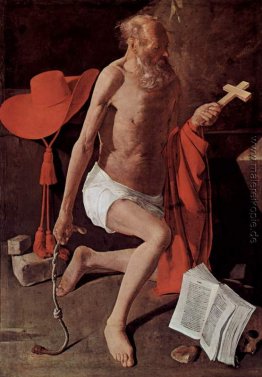 Reue des heiligen Hieronymus, auch als St. Jerome mit Kardinal H Reue des heiligen Hieronymus, auch als St. Jerome mit Kardinal H