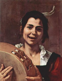 Mädchen mit Tambourine Mädchen mit Tambourine