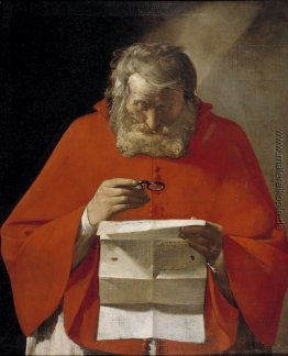 Hieronymus, die einen Brief Hieronymus, die einen Brief