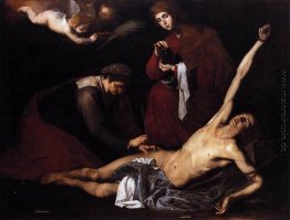 St. Sebastian Tended von den heiligen Frauen St. Sebastian Tended von den heiligen Frauen