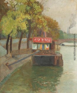 Debarcader pe Sena, dinspre Belleville Debarcader pe Sena, dinspre Belleville